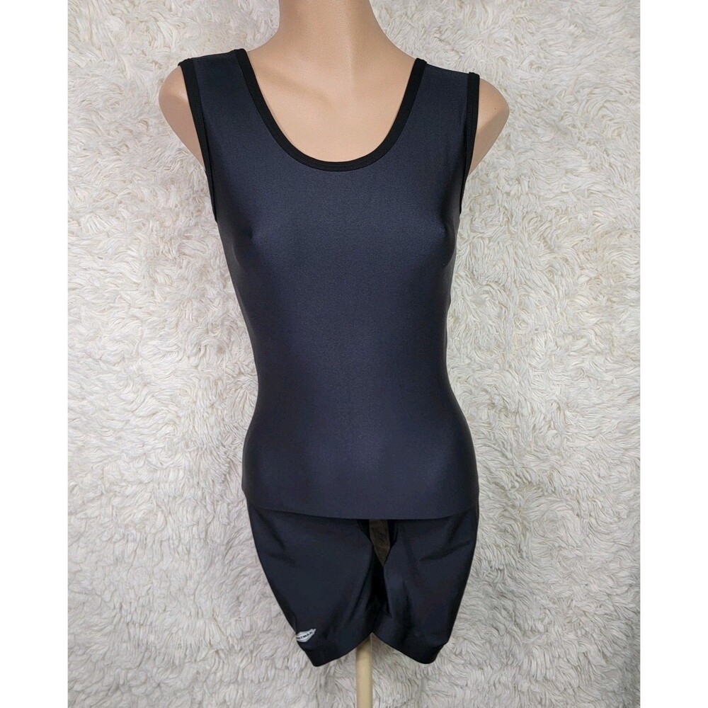 Matman Wrestling Co. Singlet Womens Size Medium Black Wrestler Uniform USA Y